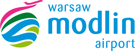 Logo dell'aeroporto di Modlin a Varsavia