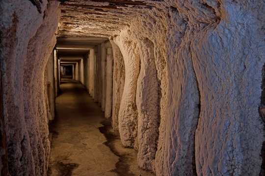 Tunnel nelle Miniere di Sale di Wieliczka
