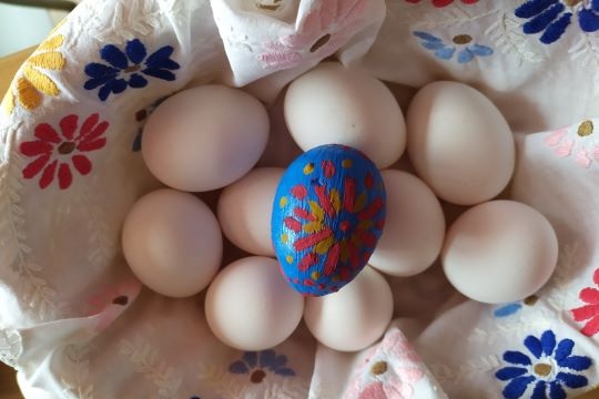 Manualidades para peques, huevos de Pascua