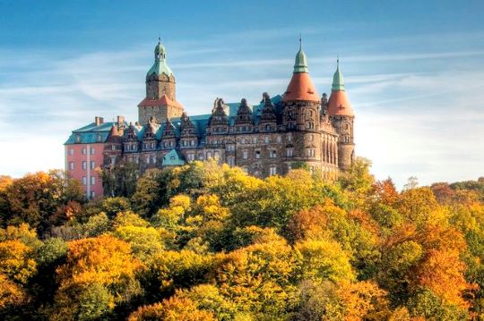 Castillos y palacios en la histórica región de Silesia