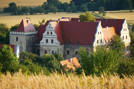 Un hotel castillo cerca de Wrocław
