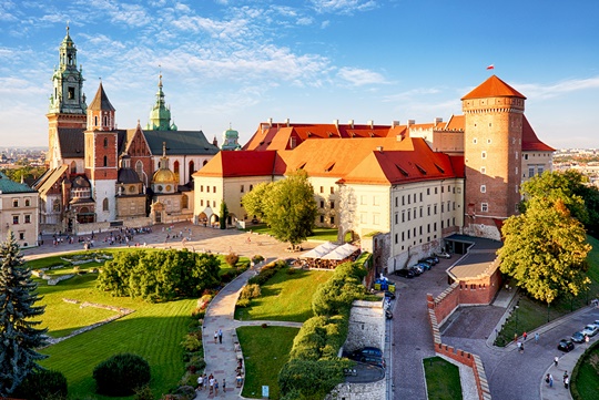 Cracovia, la capital de la región de Małopolska 