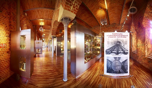 Foto degli interni del Museo della Birra situato nella regione della Slesia, in Polonia