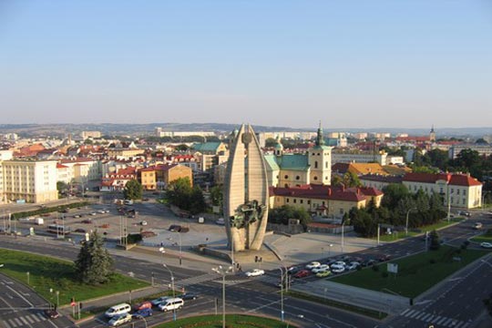 Città di RZESZOW dall'alto