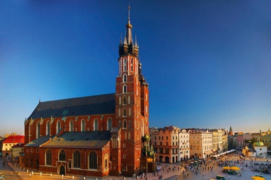Cracóvia - a sede dos Reis Poloneses 