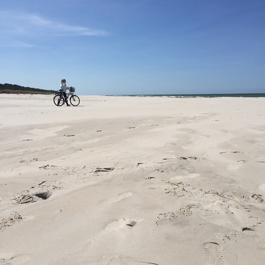 Praia ou bicicleta?
